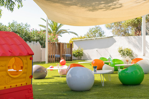 Eagles Resort Chalkidiki Kids club with garden with lawn