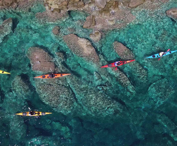 Eagles Resort Chalkidiki people Sea Kayaking
