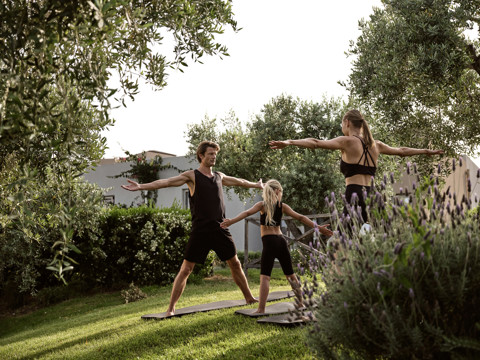 Eagles Resort Chalkidiki Outdoor family pilates