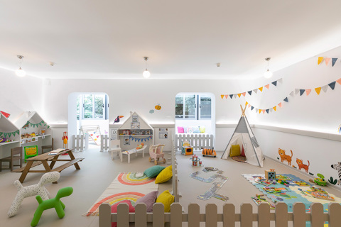 Eagles Resort Chalkidiki kids club with big indoor area with toys
