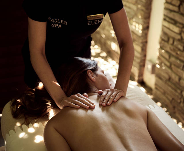 Eagles Resort Chalkidiki woman having a massage