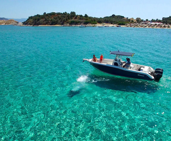 Eagles Resort Chalkidiki couple Yachting