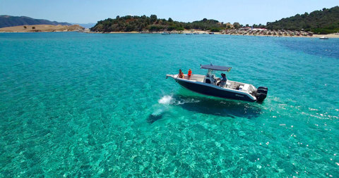 Eagles Resort Chalkidiki couple Yachting