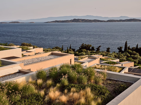 Eagles Villas Chalkidiki blue sky, sea and trees