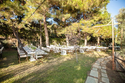 Eagles Resort Chalkidiki Wedding Events under the pine trees