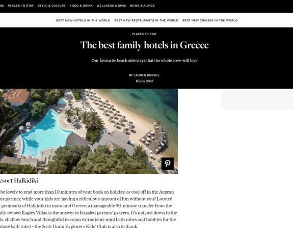 Eagles Resort Conde Nast Traveler