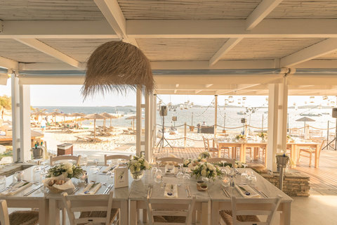 Eagles Resort Chalkidiki Wedding Events by the beach, like a greek tavern style