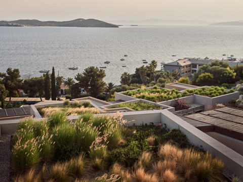 Eagles Villas Chalkidiki blue sky, sea and trees